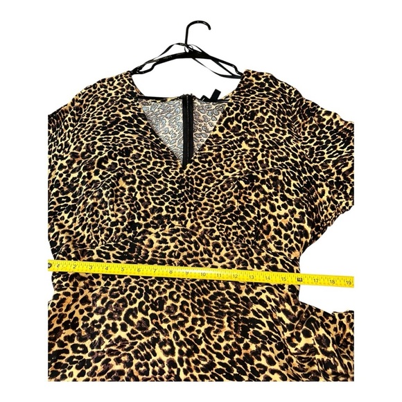 Jessica Simpson Leopard Print Midi Dress – Size 1X Dress - Picture 15 of 16